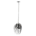 Mondo Small Steel Black Contemporary Pendant Light