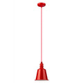 Red Pagoda Steel Black Contemporary Pendant Light