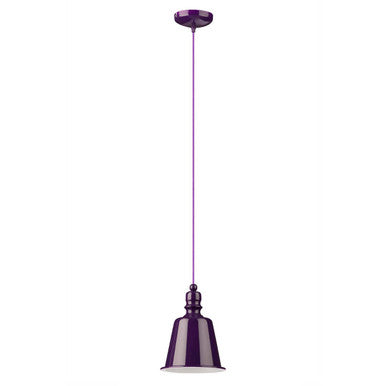 Purple Pagoda Contemporary Pendant Light