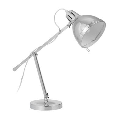 Adura Adjustable Desk Table Lamp In Pink & Chrome
