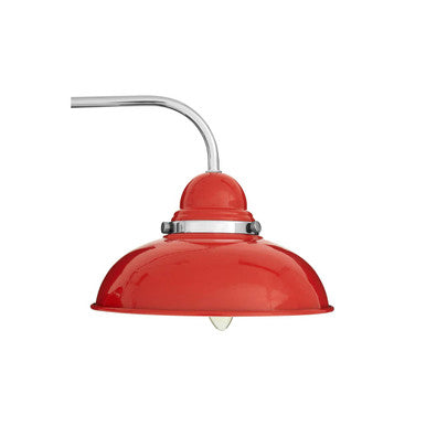 Jasper Red & Chrome 3 Light Pendant Light