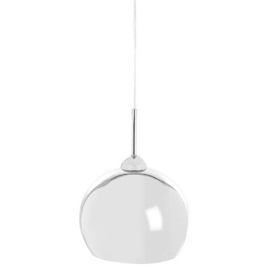 Osborn Chrome & White Inside Pendant Light
