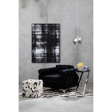 Osborn Chrome & White Inside Pendant Light