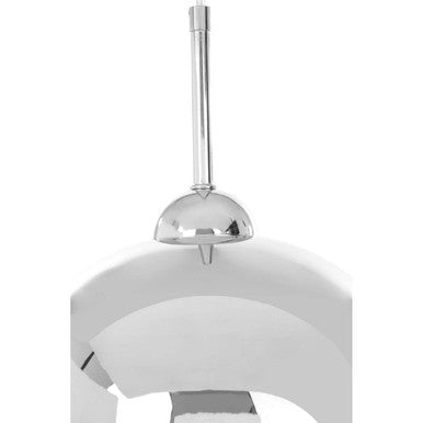 Osborn Chrome & White Inside Pendant Light