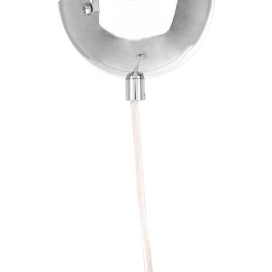 Osborn Chrome & White Inside Pendant Light