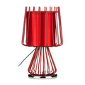 Aria Red Contemporary Table Lamp
