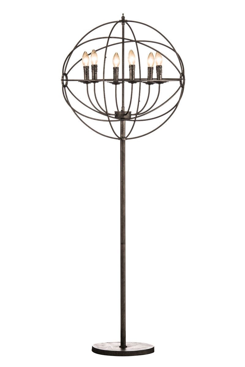 Orbital 6 Arm Modern Floor Lamp