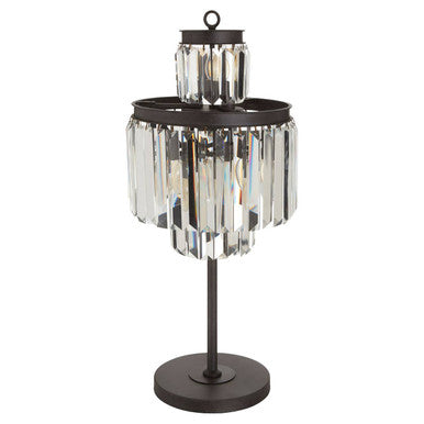 Art Deco Glass Table Lamp