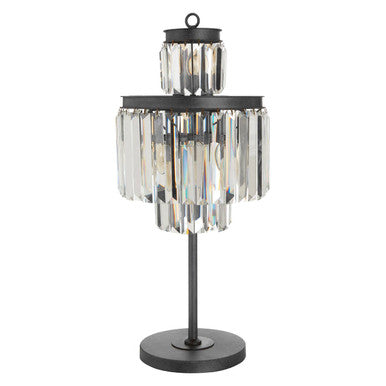 Art Deco Glass Table Lamp