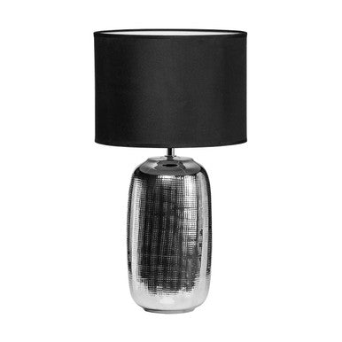 Regents Park Chrome Ceramic Base Table Lamp