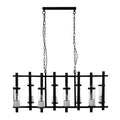 Aspen Iron & Glass Wide Pendant Light