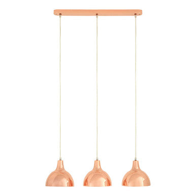 Jasper 3 Pendant Light With Copper
