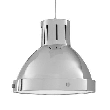 Jasper Bowl Shaped Pendant Light With Chrome