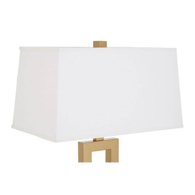 Leora White Contemporary Floor Lamp