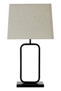 Lucas Natural & Black Table Lamp