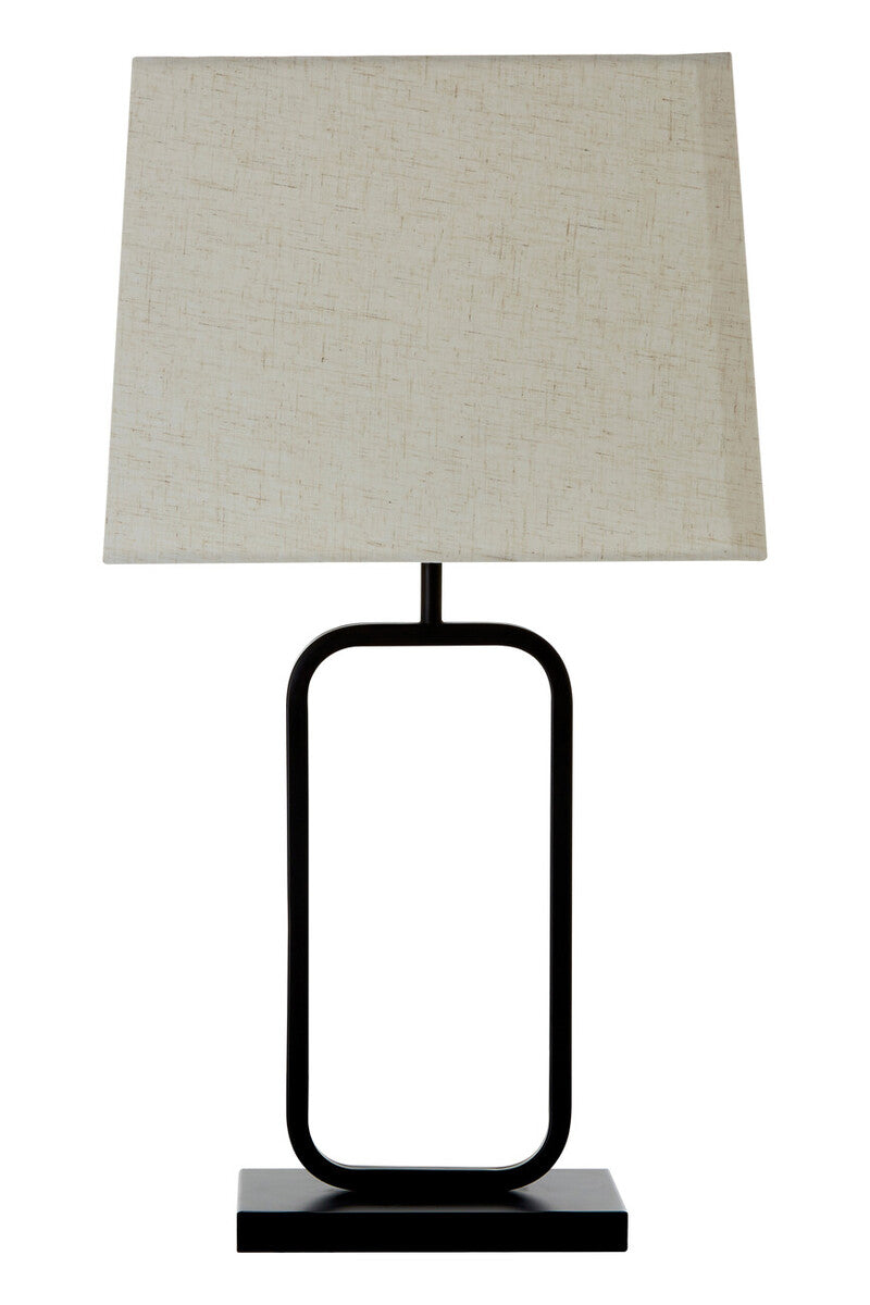 Lucas Natural & Black Table Lamp