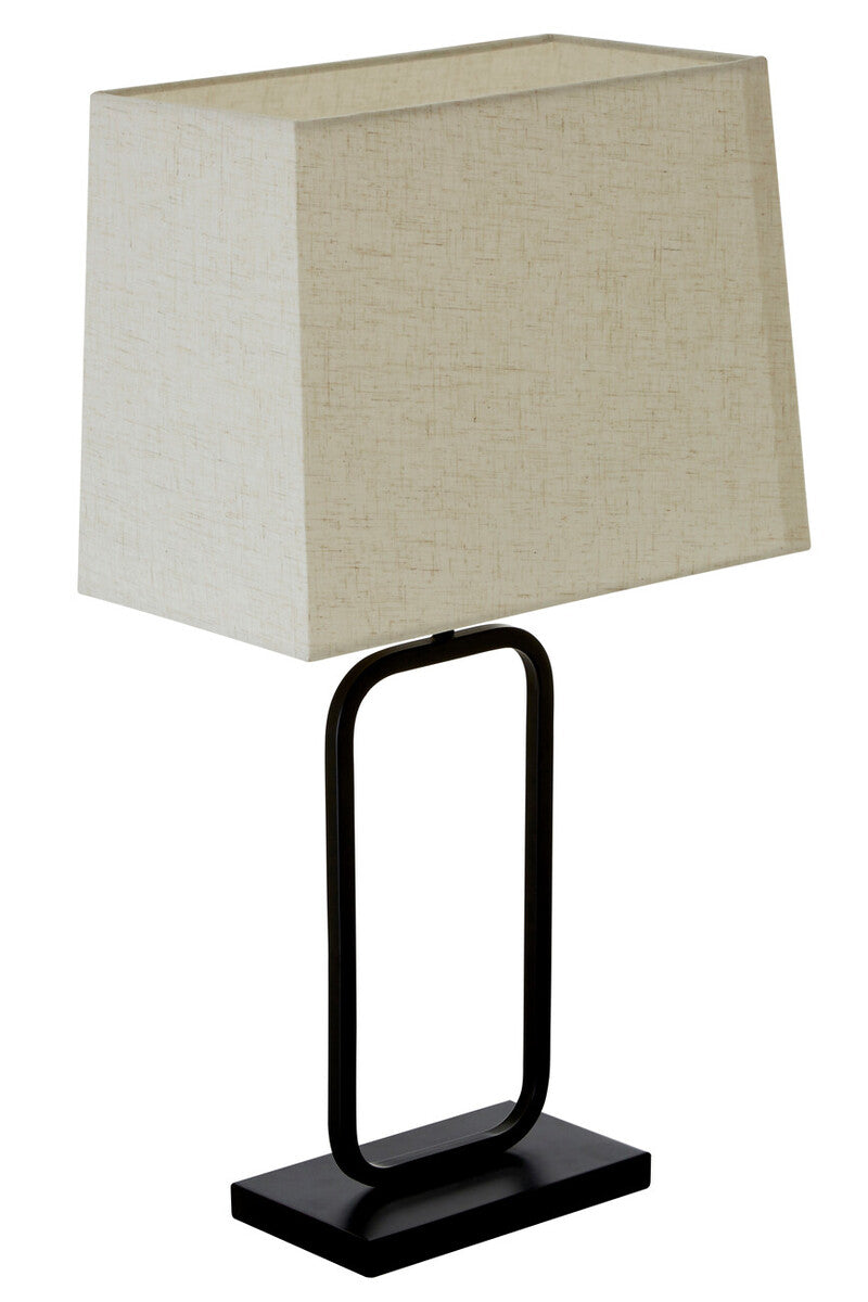 Lucas Natural & Black Table Lamp