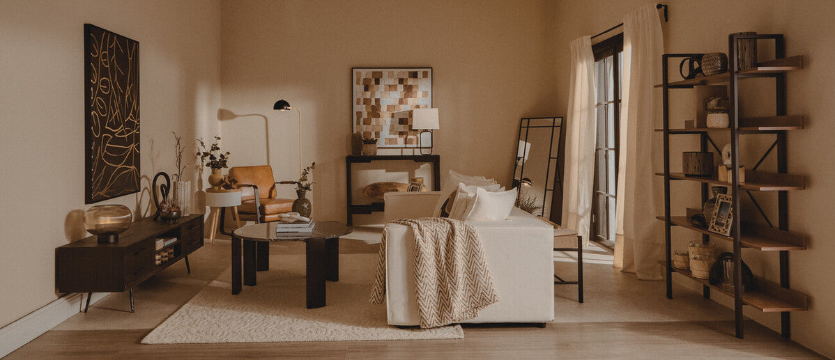 Lucas Natural & Black Table Lamp