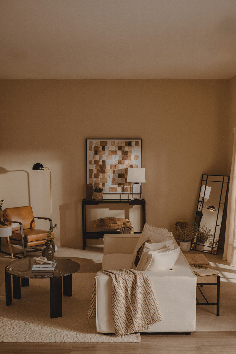 Lucas Natural & Black Table Lamp