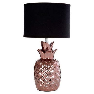 Tiziano Pineapple Copper Ceramic Table Lamp