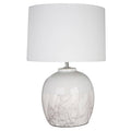 Whitley Ceramic White Contemporary Table Lamp