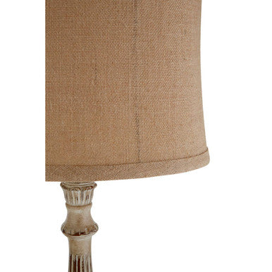 Petra Fabric Natural Contemporary Table Lamp