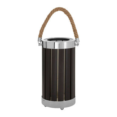 Brooke Black Wood & Metal Table Lamp