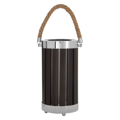 Brooke Black Wood & Metal Table Lamp
