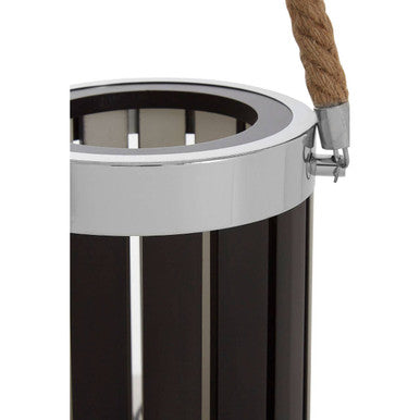 Brooke Black Wood & Metal Table Lamp