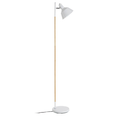 Bryant White Metal & Metal Floor Lamp