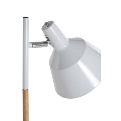 Bryant White Metal & Metal Floor Lamp