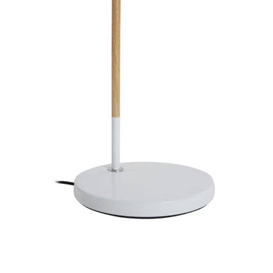 Bryant White Metal & Metal Floor Lamp