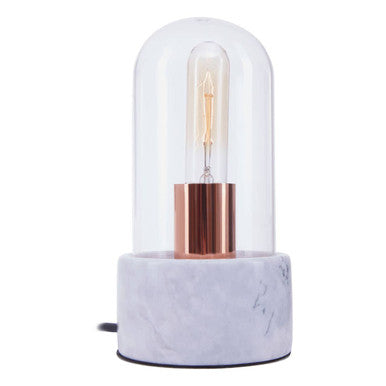 Lamonte Bell Table Lamp With Grey Marble Base