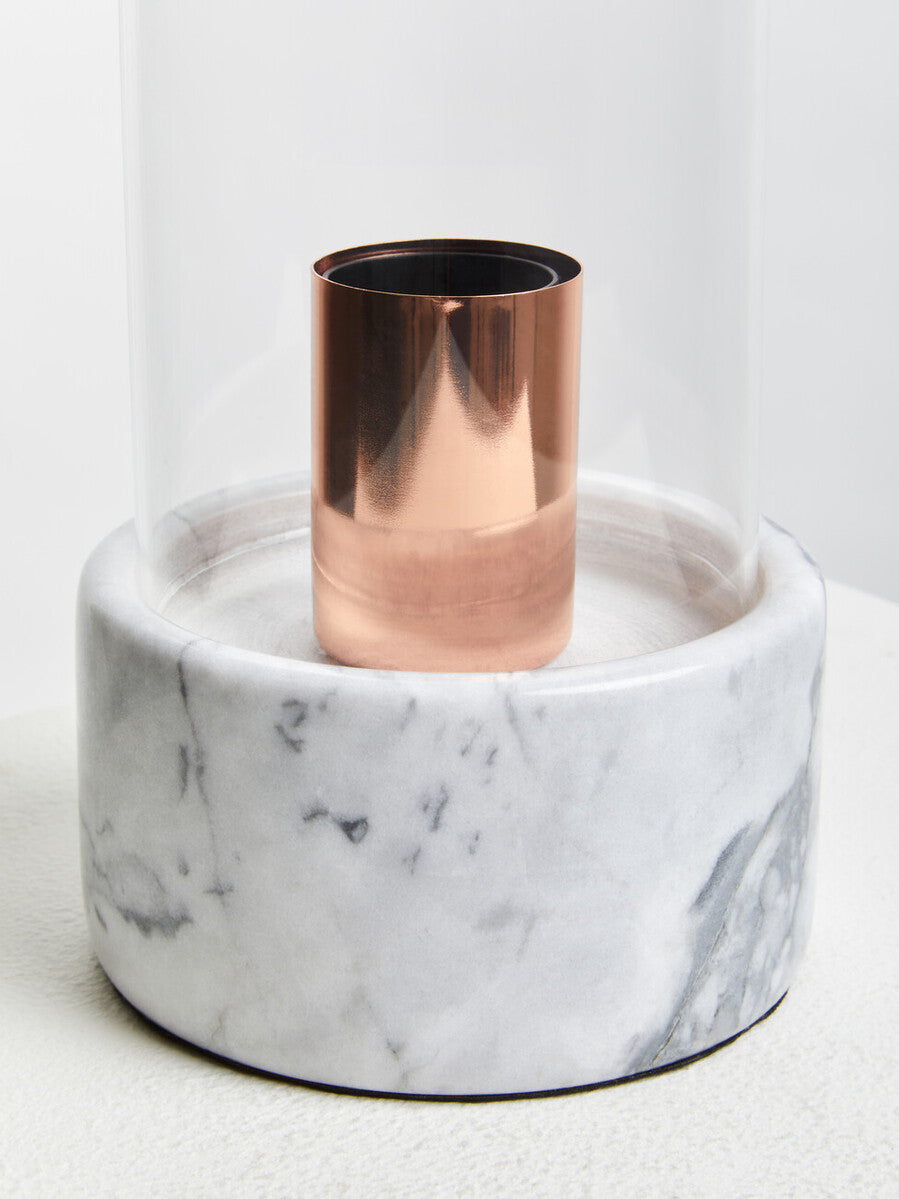 Lamonte Bell Table Lamp With Grey Marble Base