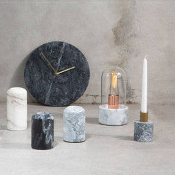 Lamonte Bell Table Lamp With Grey Marble Base