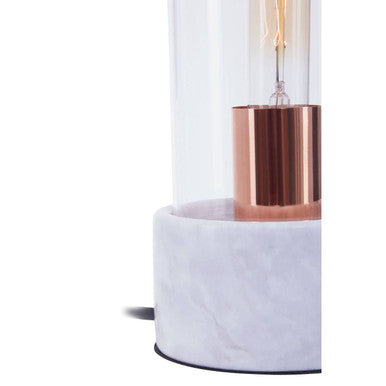 Lamonte Bell Table Lamp With Grey Marble Base