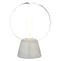 Lamonte Globe Table Lamp With White Marble Base