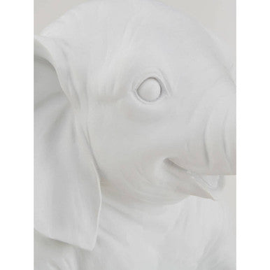 Boho Elephant White Bohemian Table Lamp