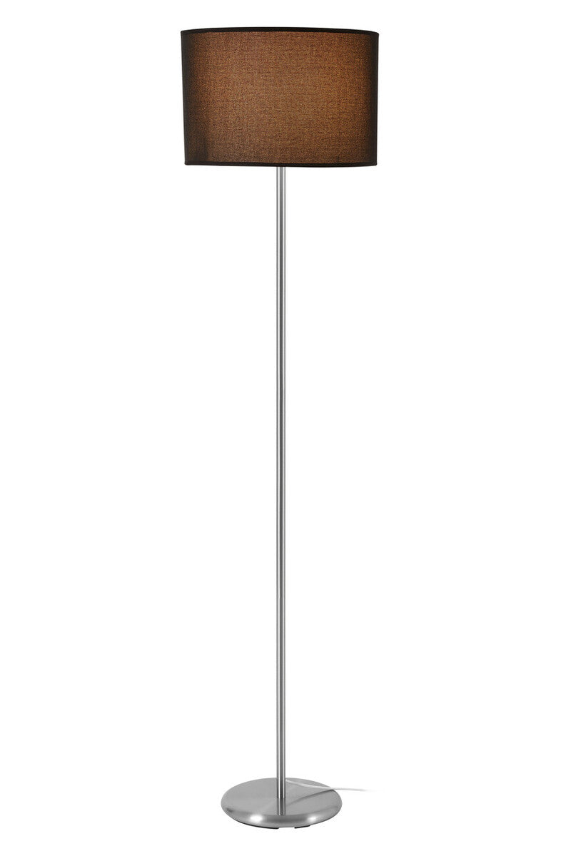 Forma Black Waffle Shade Floor Lamp