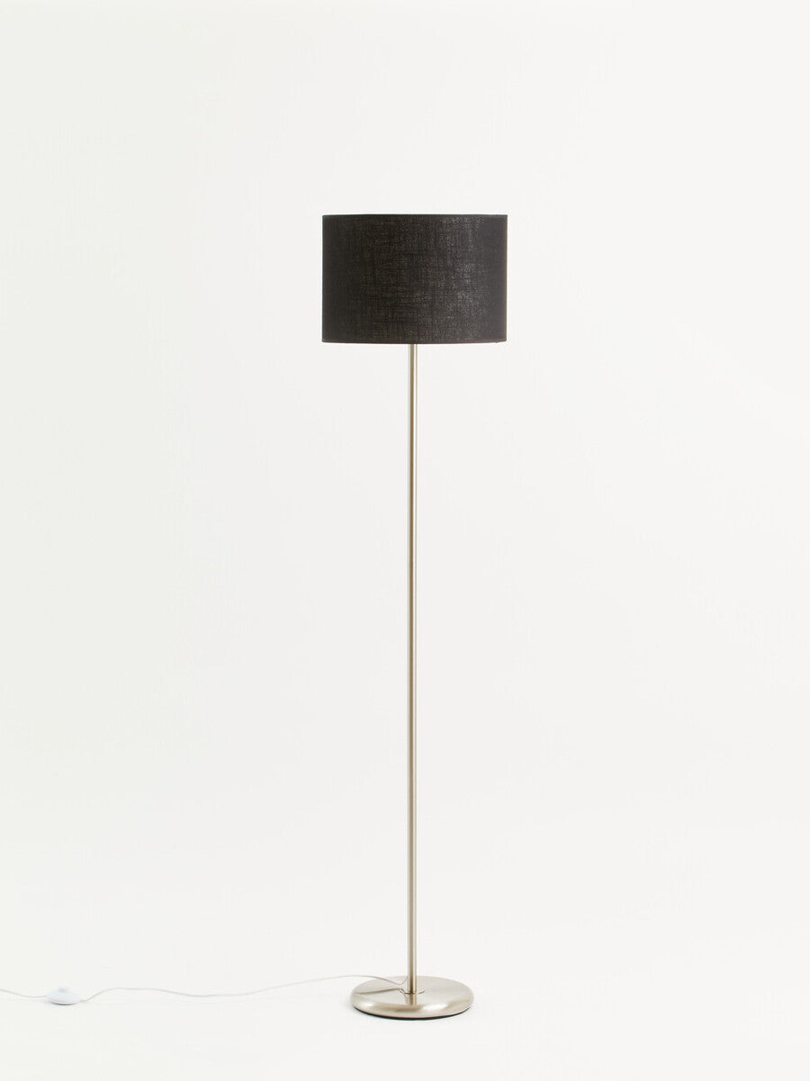 Forma Black Waffle Shade Floor Lamp