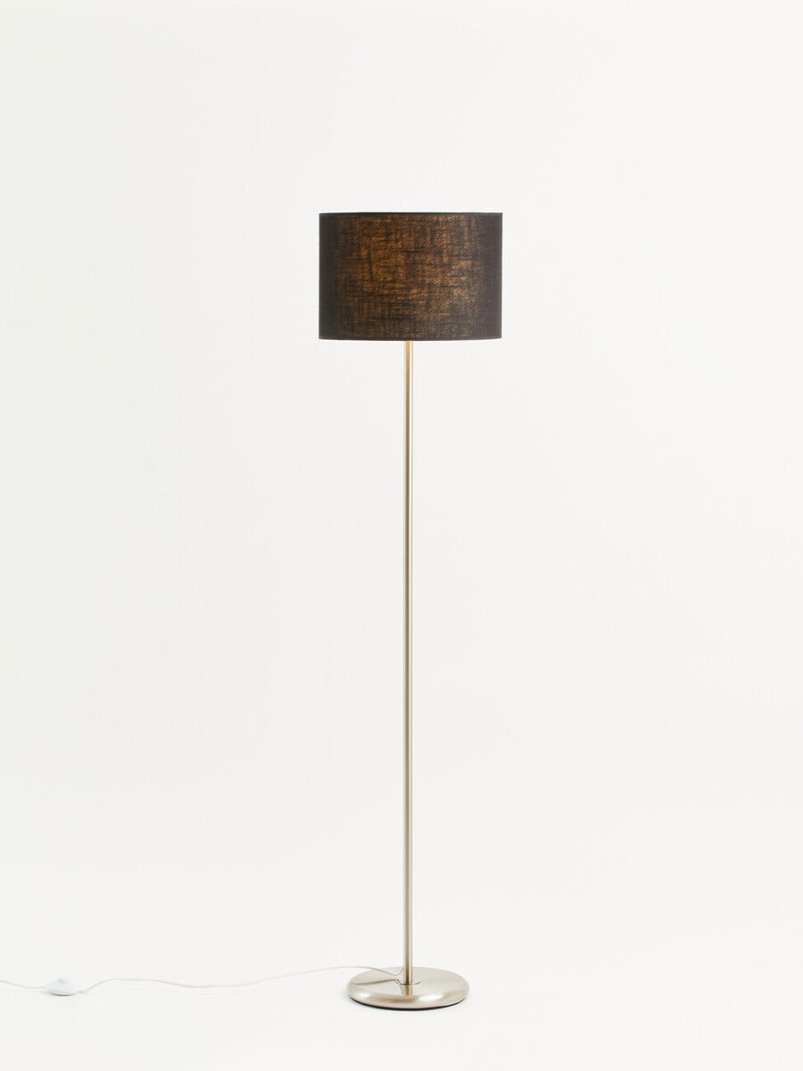 Forma Black Waffle Shade Floor Lamp