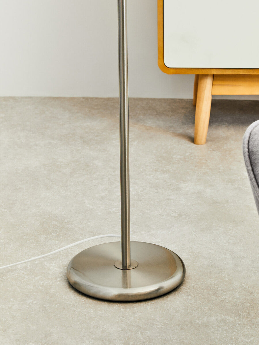 Forma Black Waffle Shade Floor Lamp