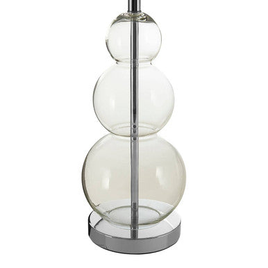 Luke Grey Fabric Shade Table Lamp