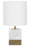 Sorado White Marble Accent Table Lamp