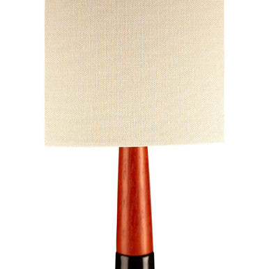 Sirus Table Lamp With Wood & Ceramic Base