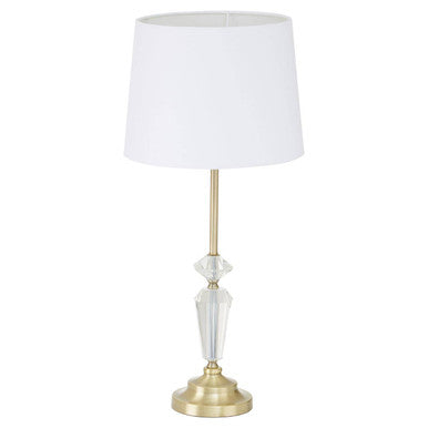 Hope Glass White Contemporary Table Lamp