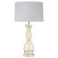 Hannah Crystal Grey Table Lamp