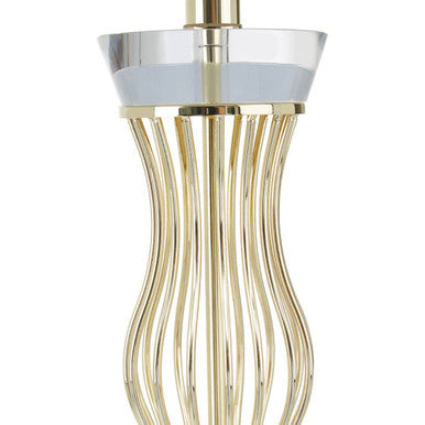 Hannah Crystal Grey Table Lamp