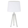 Halia Chrome Tripod Table Lamp