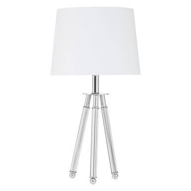 Halia Chrome Tripod Table Lamp